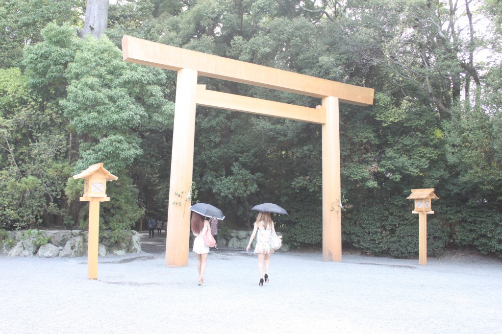 伊勢神宮外宮の鳥居