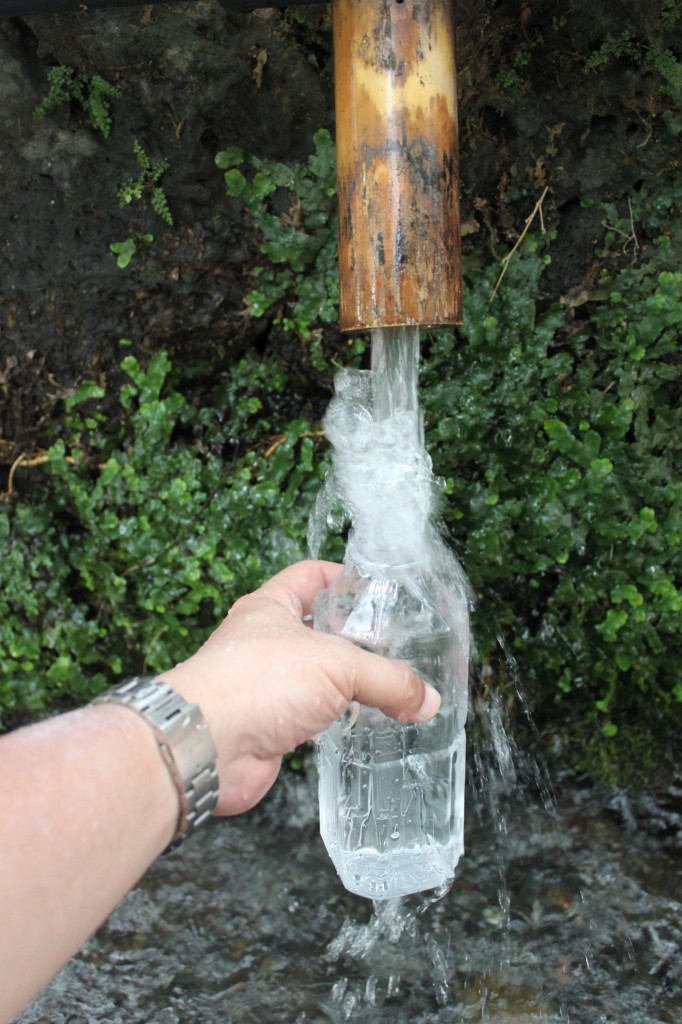 富士の銘水をペットボトルでお持ち帰り