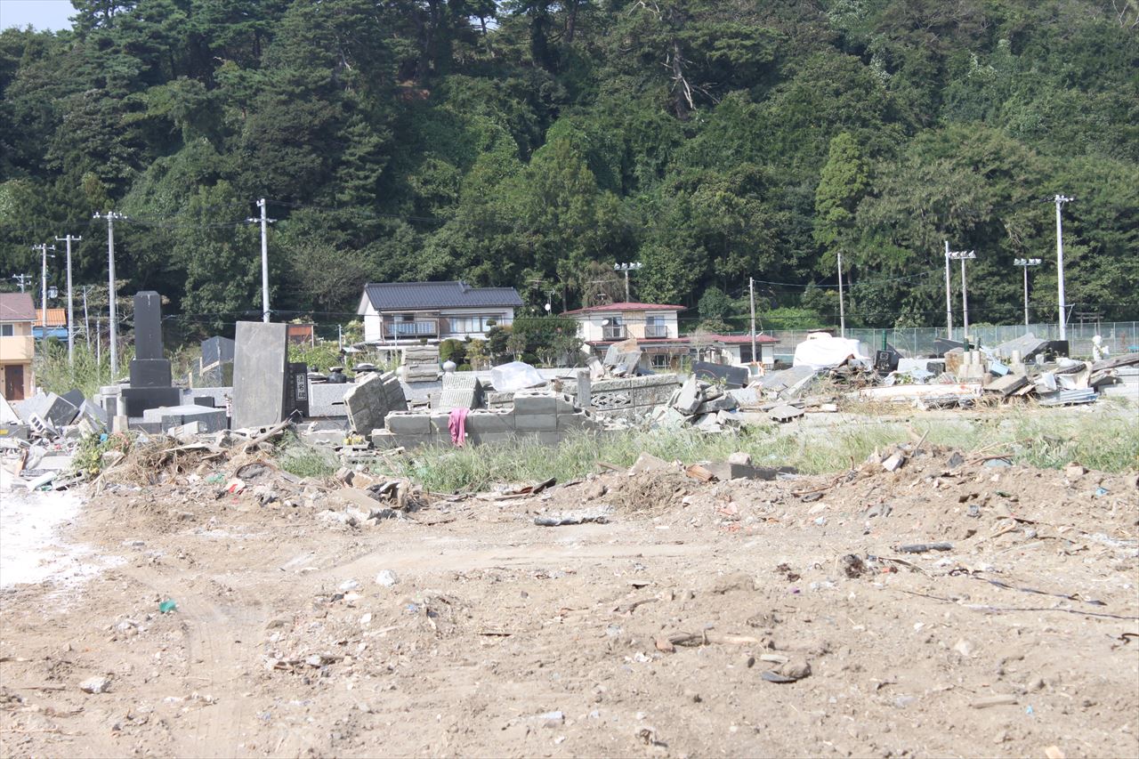 東日本大震災で被害を受けた石巻市
