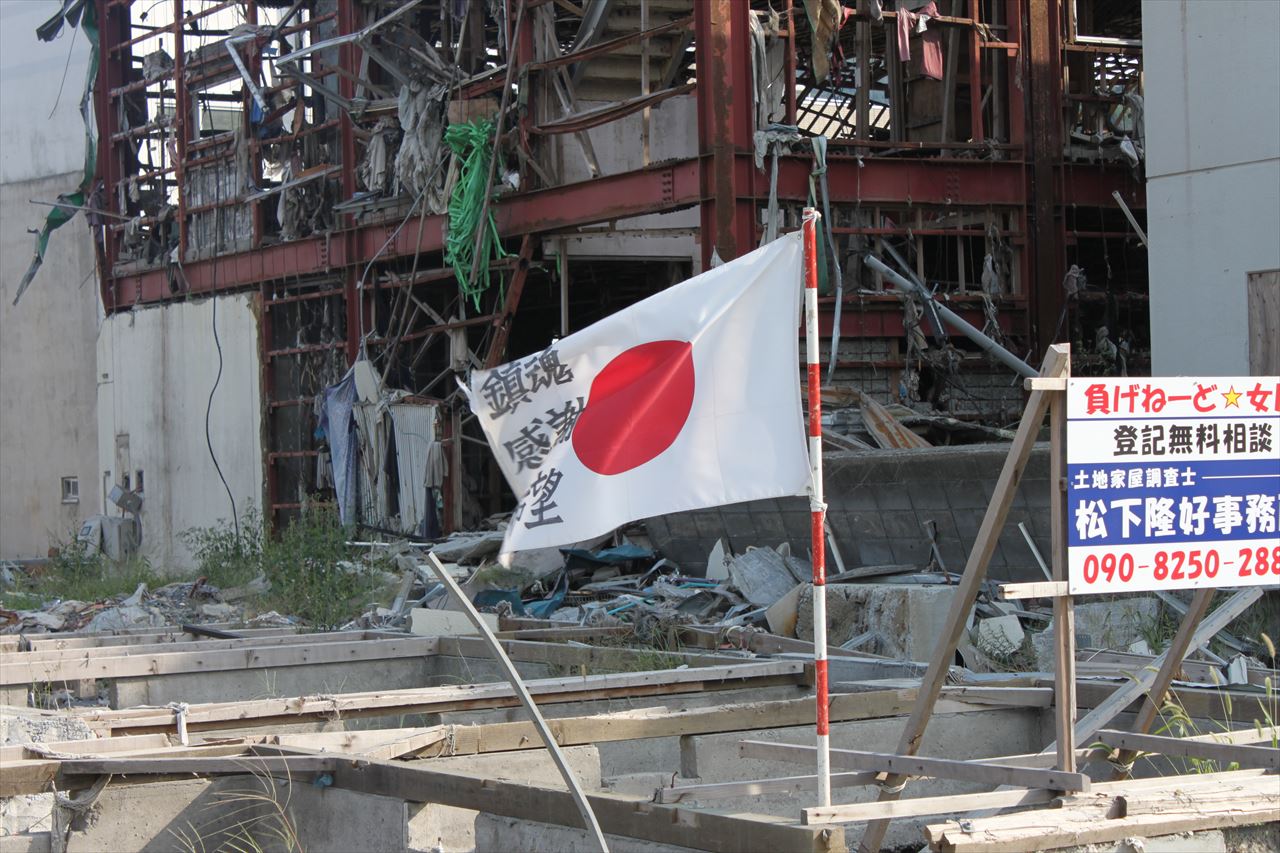 東日本大震災で被害を受けた女川市