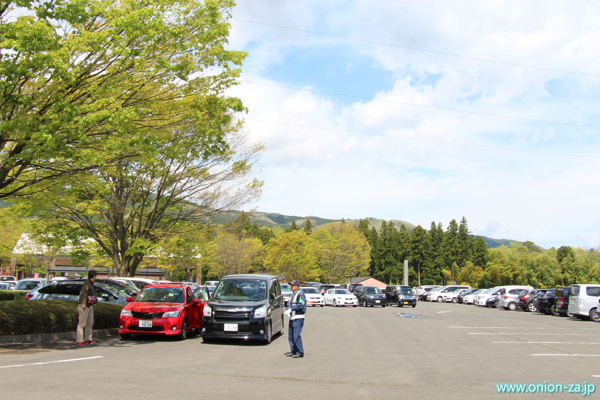 福島県「四季の里公園」の駐車場