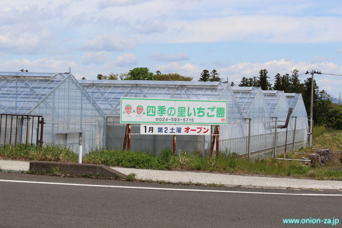 福島県のイチゴ狩り「四季の里いちご園」