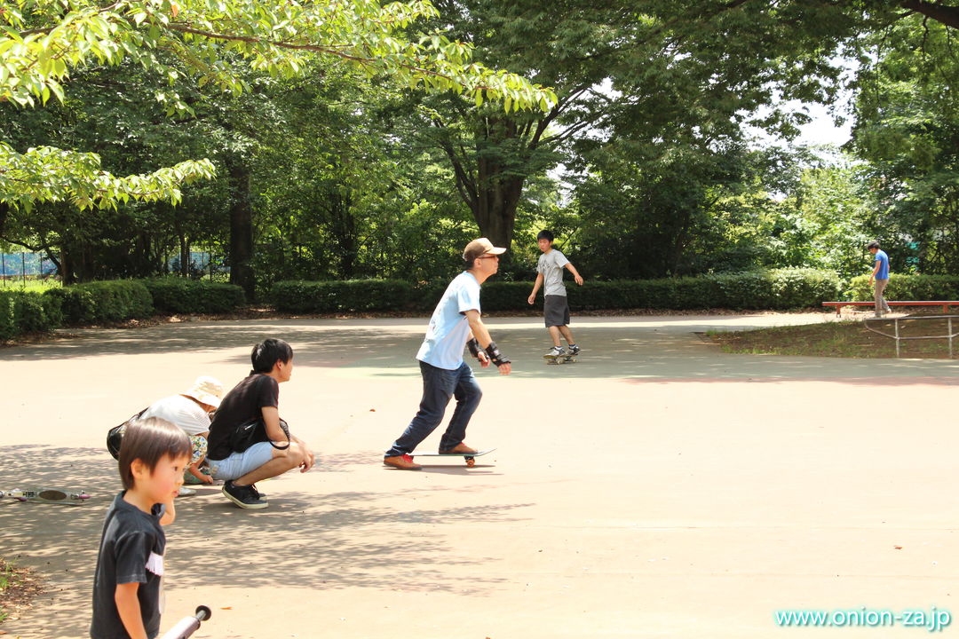 東京都立小金井公園のローラースケート練習所