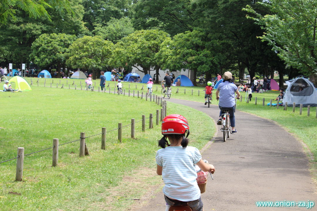 小金井公園サイクリングセンターでツーリング