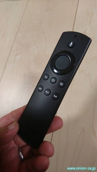 amazon fire TV stickのリモコン