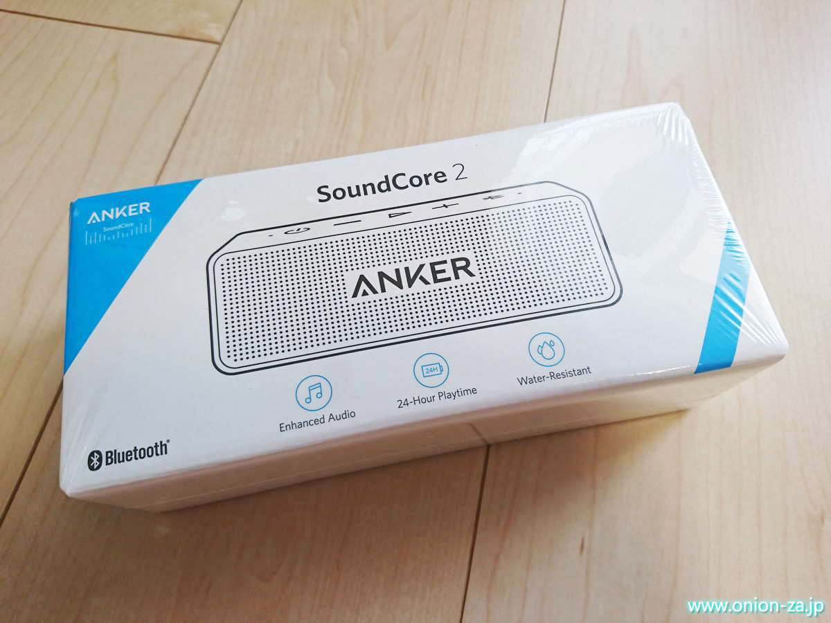 Bluetoothスピーカー Anker SoundCore2のパッケージ