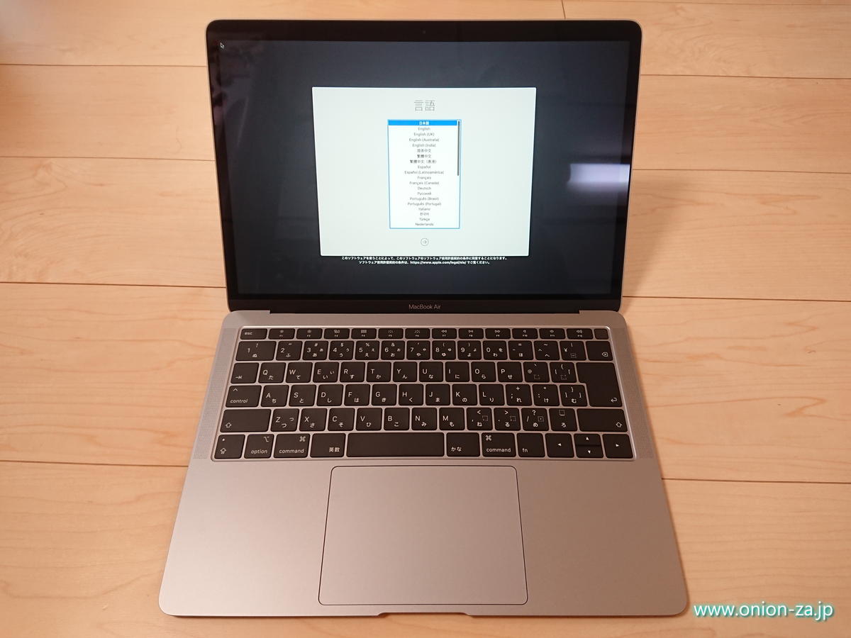 MacBook Air 2020 Windows10