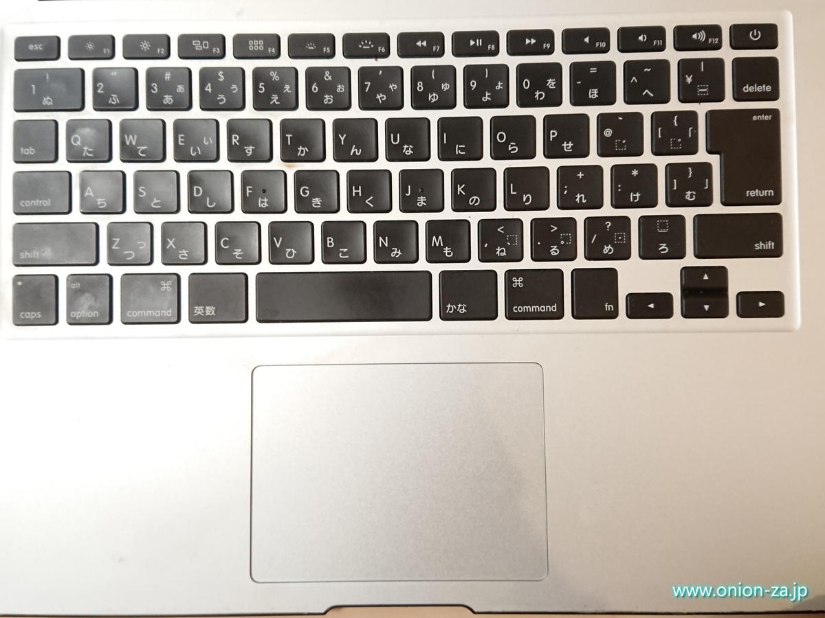 Macbook Air 2013のキーボード配列