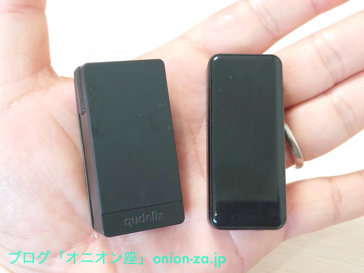 Qudelix-5K（左）とFiiO BTR3K（右）は、どちらもオススメできるレベルだけど、音のキャラクターがぜんぜん違う