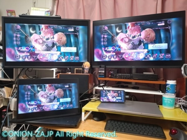 スマホの画面を大型モニターへミラーリング表示